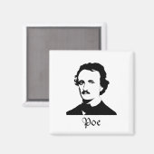 Edgar Allen Poe Magneet (Voorkant / Achterkant)