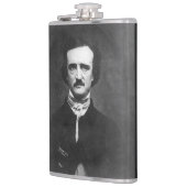 Edgar Allen Poe met Citaat Heupfles (Links)