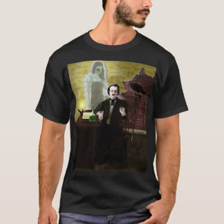 edgar allen poe op een t-shirt