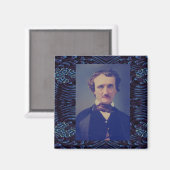 Edgar Allen Poe Photo Magnet (Voorkant / Achterkant)