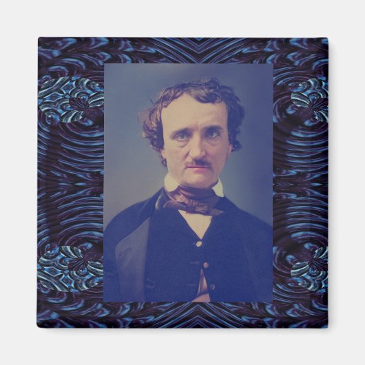 Edgar Allen Poe Photo Magnet (Voorkant)