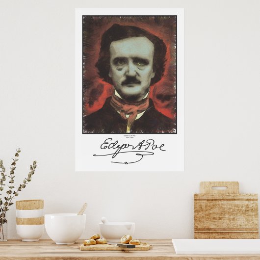 Edgar Allen Poe Poster (Keuken)