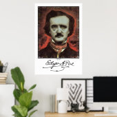 Edgar Allen Poe Poster (Thuiskantoor)