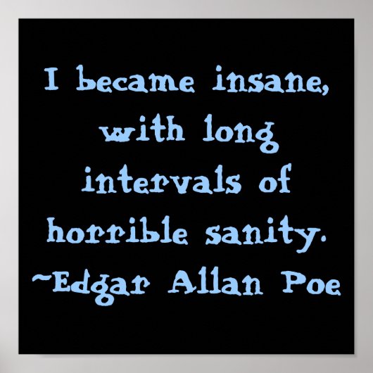 Edgar Allen poe Poster (Voorkant)