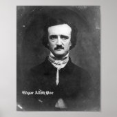 Edgar Allen Poe Poster 10 x 7,5 (Voorkant)