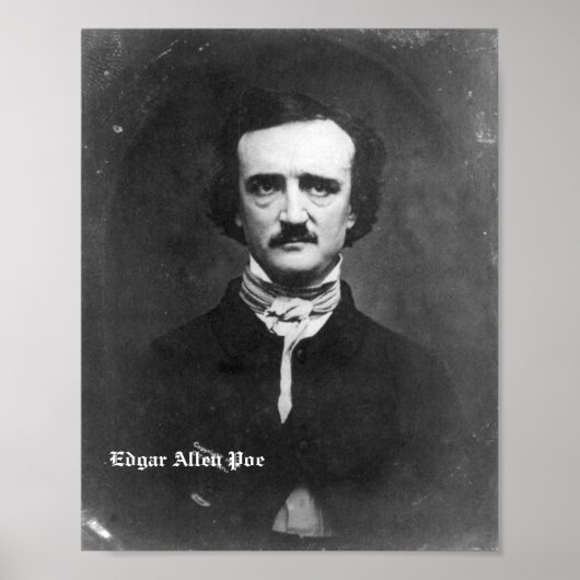 Edgar Allen Poe Poster 10 x 7,5 (Voorkant)