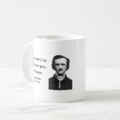 Edgar Allen Poe Quote 11b Koffiemok (Voorkant links)