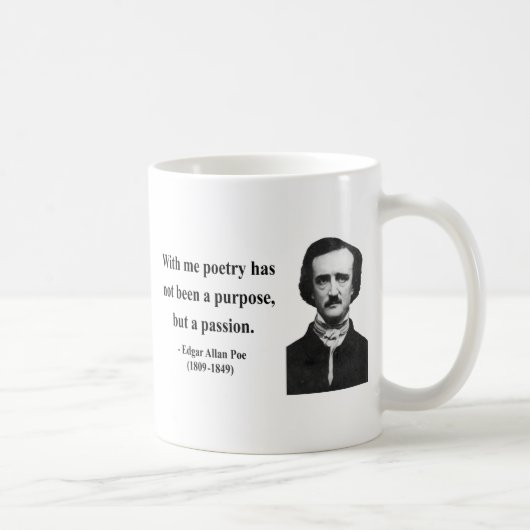 Edgar Allen Poe Quote 11b Koffiemok (Rechts)