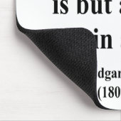 Edgar Allen Poe Quote 1a Muismat (Hoek)