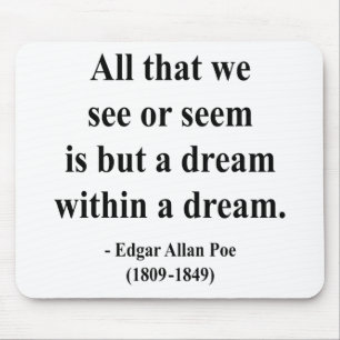 Edgar Allen Poe Quote 1a Muismat
