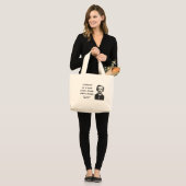 Edgar Allen Poe Quote 1b Grote Tote Bag (Voorkant (model))