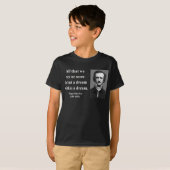 Edgar Allen Poe Quote 1b T-shirt (Voorkant volledig)