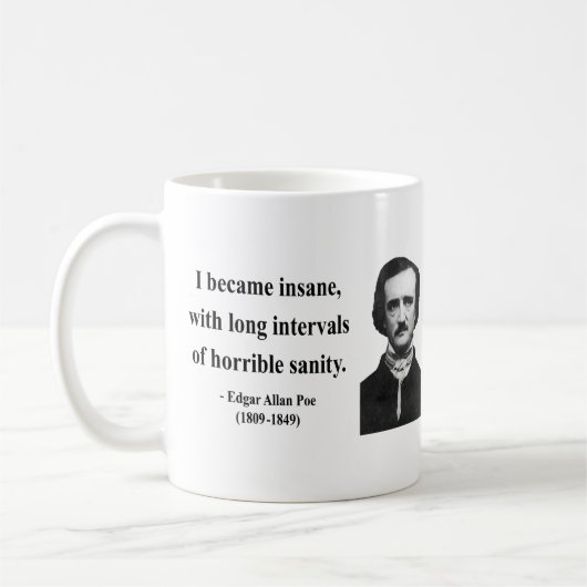 Edgar Allen Poe Quote 2b Koffiemok (Links)