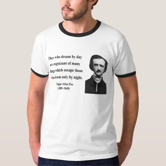 Edgar Allen Poe Quote 3b T-shirt (Voorkant)