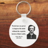 Edgar Allen Poe Quote 4b Sleutelhanger (Voorkant)