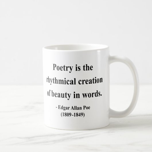 Edgar Allen Poe Quote 5a Koffiemok (Rechts)