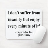 Edgar Allen Poe Quote 6a Muismat (Met muis)