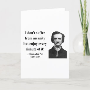 Edgar Allen Poe Quote 6b Kaart