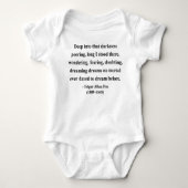 Edgar Allen Poe Quote 8a Romper (Voorkant)