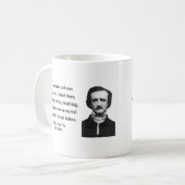 Edgar Allen Poe Quote 8b Koffiemok (Voorkant links)