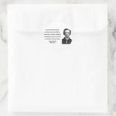 Edgar Allen Poe Quote 8b Ronde Sticker (Tas)