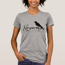 Edgar Allen Poe Raven Nevermore Halloween T-shirt