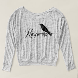 Edgar Allen Poe Raven Nevermore Halloween T-shirt