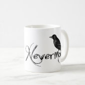 Edgar Allen Poe Raven Nevermore Mok (Voorkant rechts)