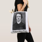 Edgar Allen Poe Raven Nevermore Tas (Dichtbij)
