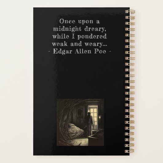 Edgar Allen Poe Raven Planner (Achterkant)