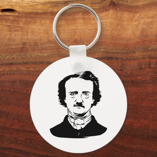 Edgar Allen Poe Raven Sleutelhanger (Voorkant)