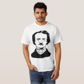 Edgar Allen Poe Raven T-shirt (Voorkant volledig)