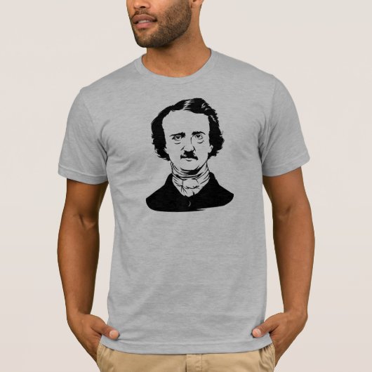 Edgar Allen Poe Raven T-shirt (Voorkant)