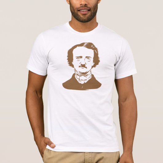 Edgar Allen Poe Raven T-shirt (Voorkant)