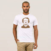 Edgar Allen Poe Raven T-shirt (Voorkant volledig)