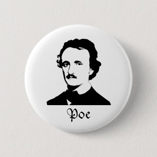 Edgar Allen Poe Ronde Button 5,7 Cm