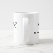 Edgar Allen Poe Signature Grote Koffiekop (Achterkant)