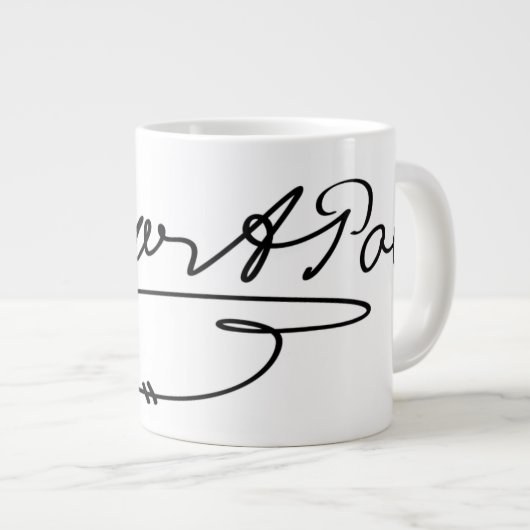 Edgar Allen Poe Signature Grote Koffiekop (Voorkant rechts)