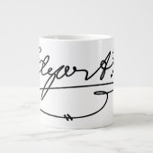 Edgar Allen Poe Signature Grote Koffiekop (Voorkant)