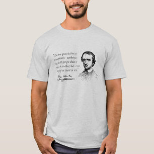 Edgar Allen Poe Silence T-shirt
