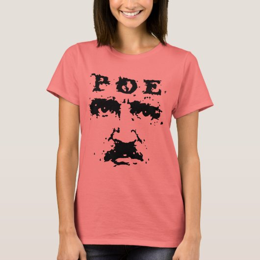 Edgar Allen Poe T-shirt (Voorkant)
