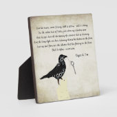 Edgar Allen Poe Table Decor Fotoplaat (Voorkant)