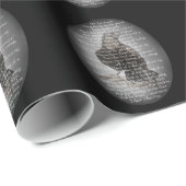 Edgar Allen Poe "The Raven" Halloween-gevogelte Cadeaupapier (Rol Hoek)