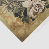 Edgar Allen Poe Victoriaans Halloween Collage Tissuepapier (Detail)