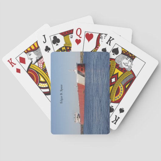 Edgar B. Speer-kaarten Pokerkaarten (Achterkant)