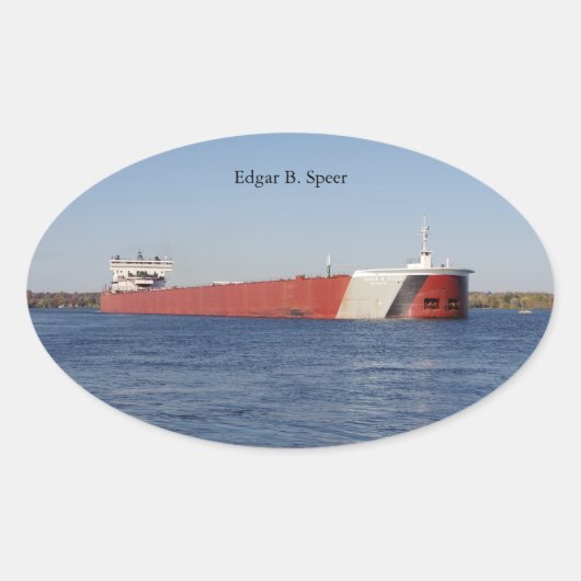 Edgar B. Speer sticker (Voorkant)