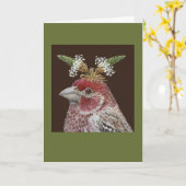 Edgar de huisvinkkaart kaart (Gele Bloem)