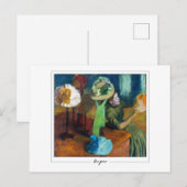Edgar Degas #12-2 - Kunstansichtkaart Briefkaart (Voorkant / Achterkant)