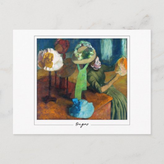 Edgar Degas #12-2 - Kunstansichtkaart Briefkaart (Voorkant)