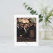 Edgar Degas #12 - Kunstansichtkaart Briefkaart (Staand voorkant)